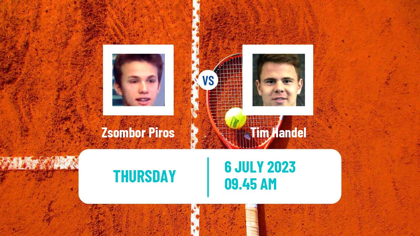 Tennis Karlsruhe Challenger Men Zsombor Piros - Tim Handel