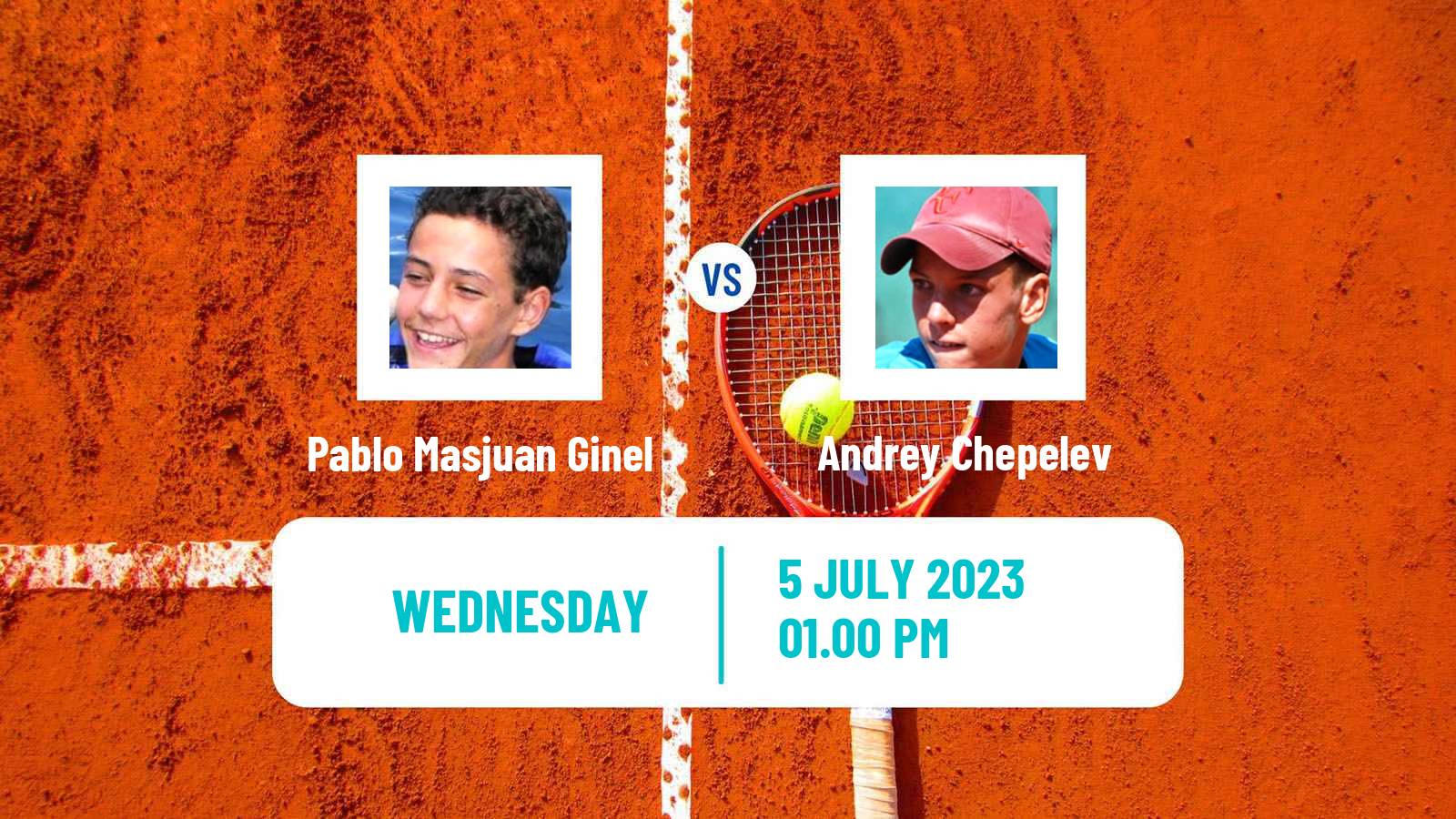 Tennis ITF M25 Getxo Men Pablo Masjuan Ginel - Andrey Chepelev