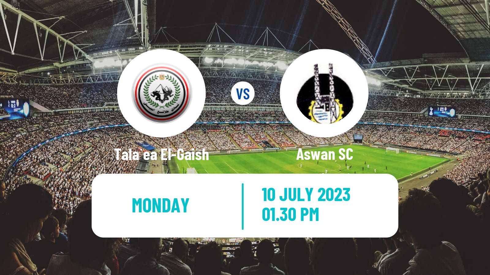 Soccer Egyptian Premier League Tala`ea El-Gaish - Aswan