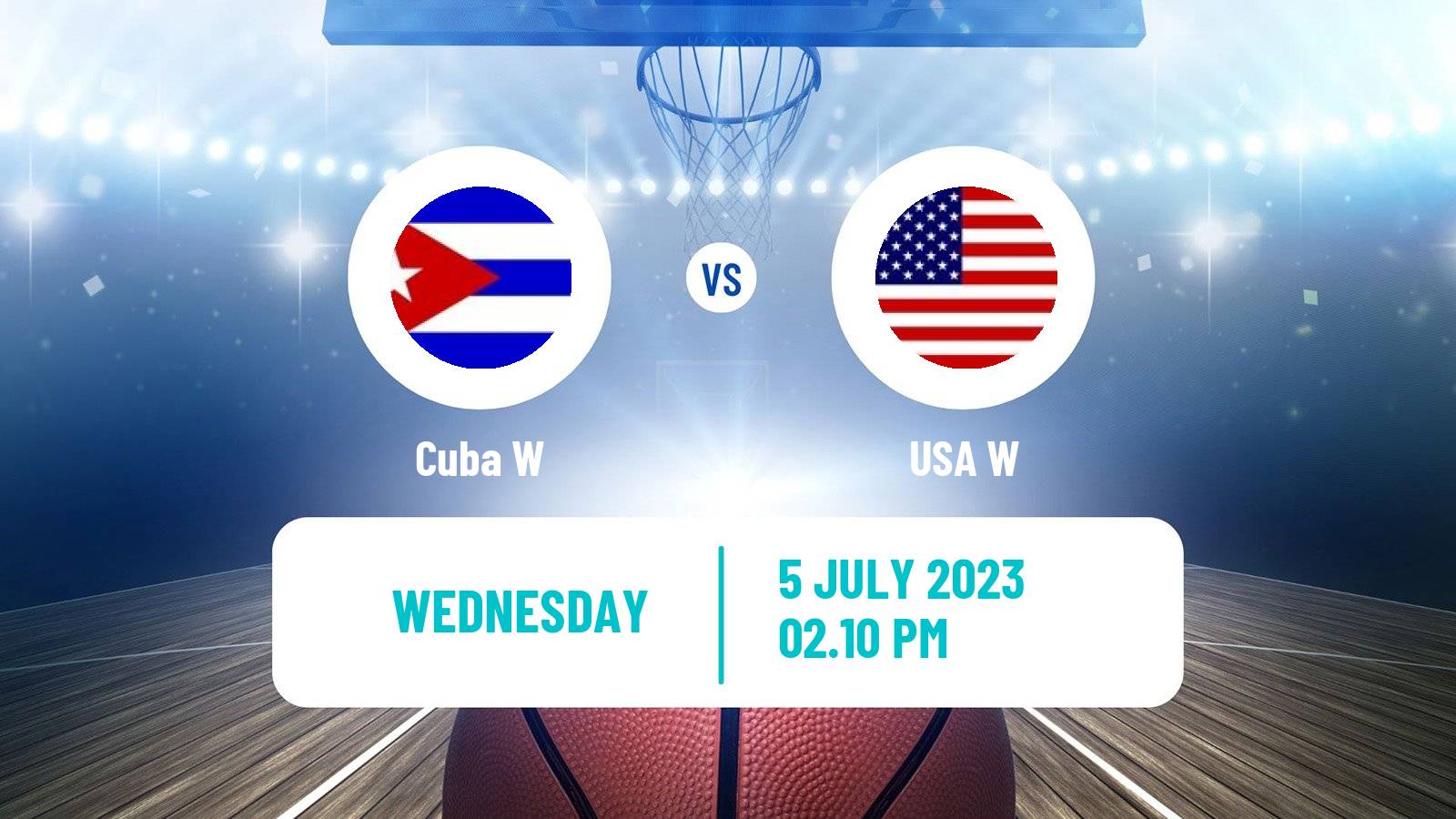 Basketball AmeriCup Basketball Women Cuba W - USA W