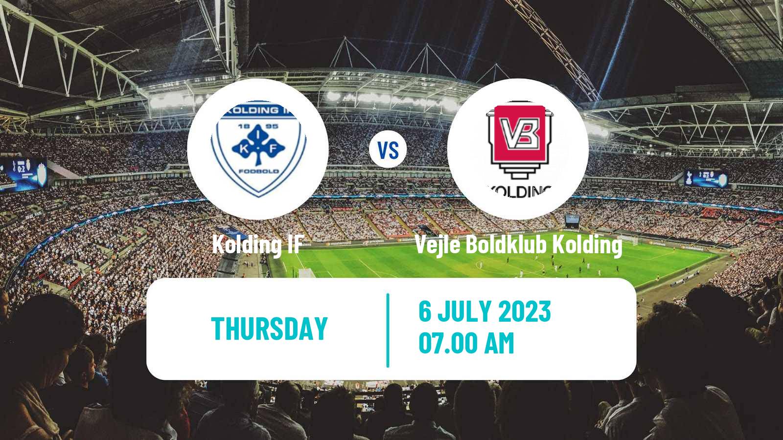 Soccer Club Friendly Kolding IF - Vejle Boldklub Kolding
