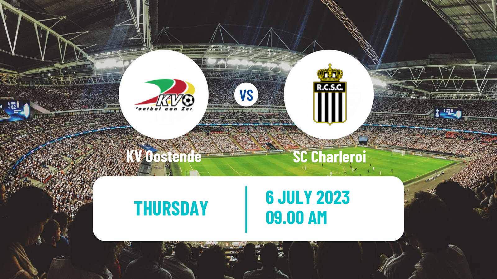 Soccer Club Friendly Oostende - Charleroi
