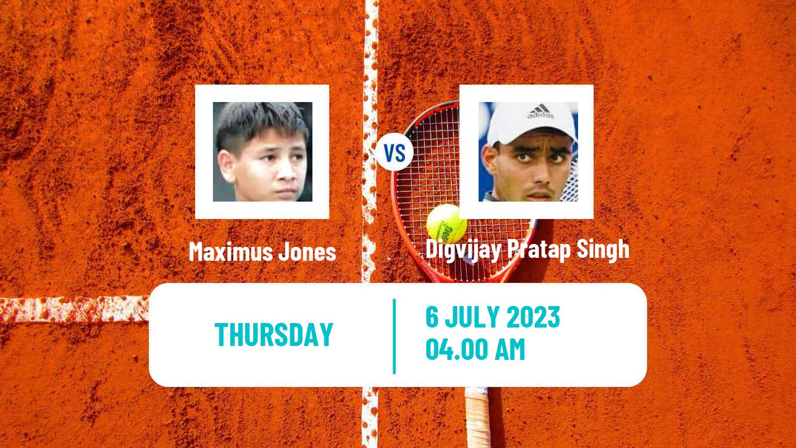 Tennis ITF M15 Nakhon Si Thammarat 3 Men Maximus Jones - Digvijay Pratap Singh