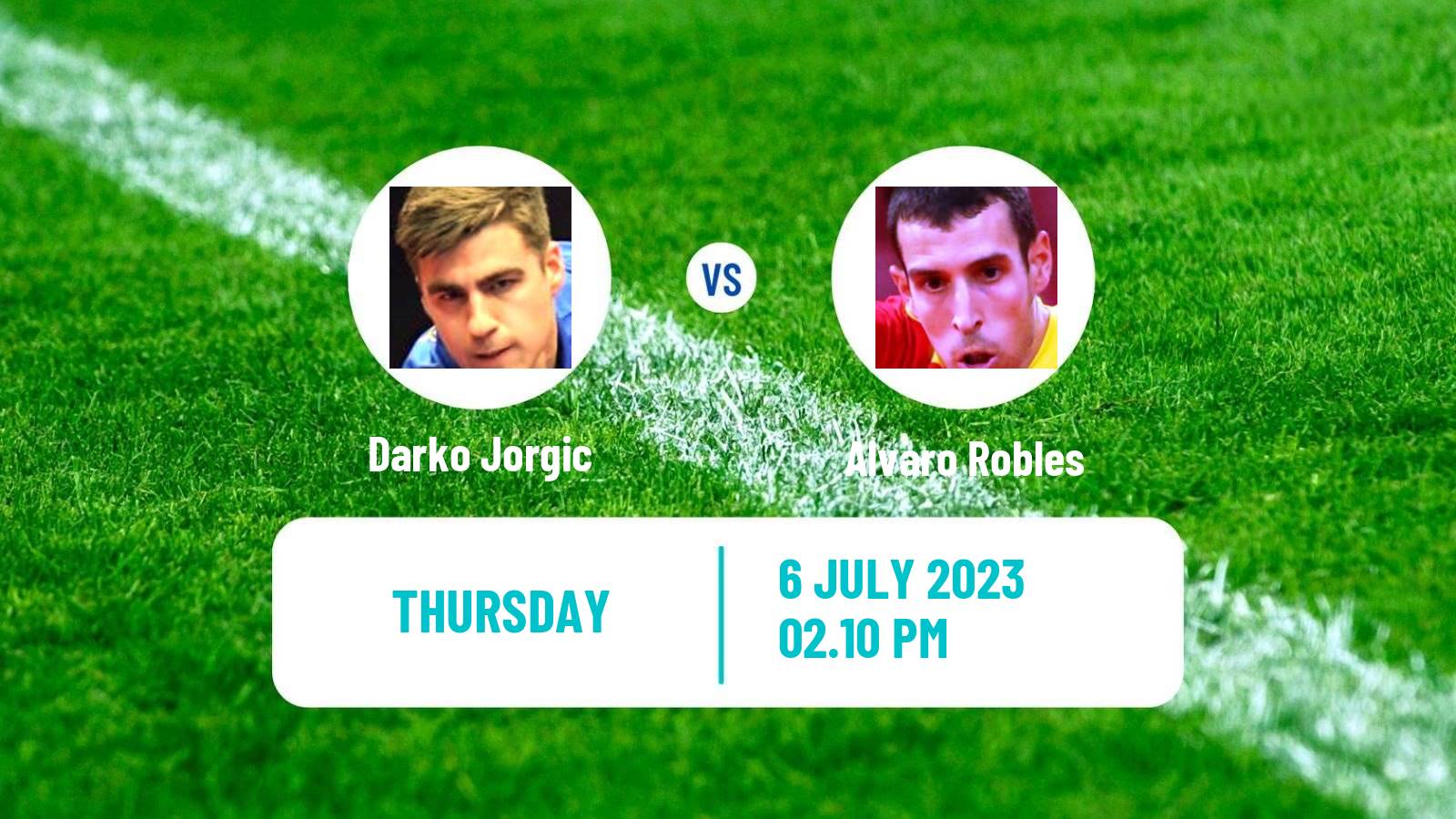 Table tennis Wtt Star Contender Ljubljana Men Darko Jorgic - Alvaro Robles