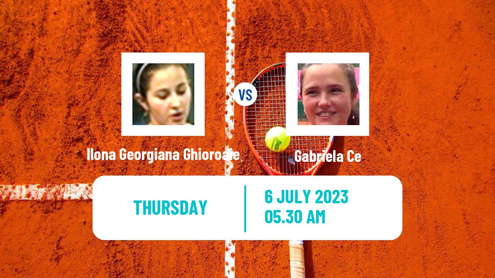 Tennis ITF W25 Klosters Women Ilona Georgiana Ghioroaie - Gabriela Ce