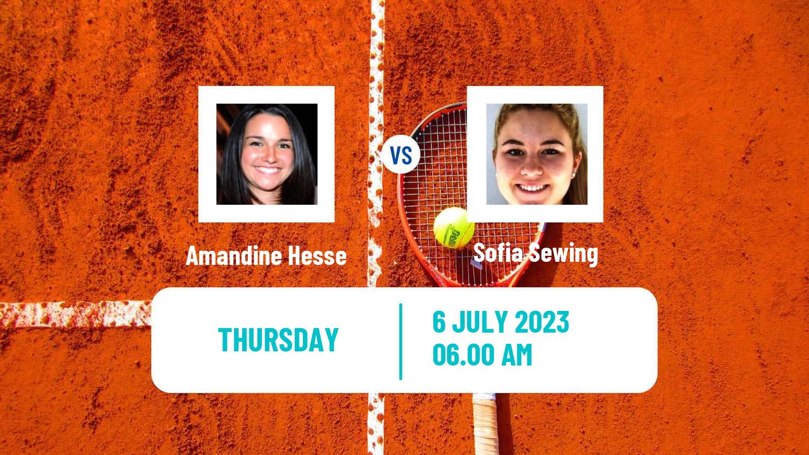 Tennis ITF W25 Getxo Women Amandine Hesse - Sofia Sewing