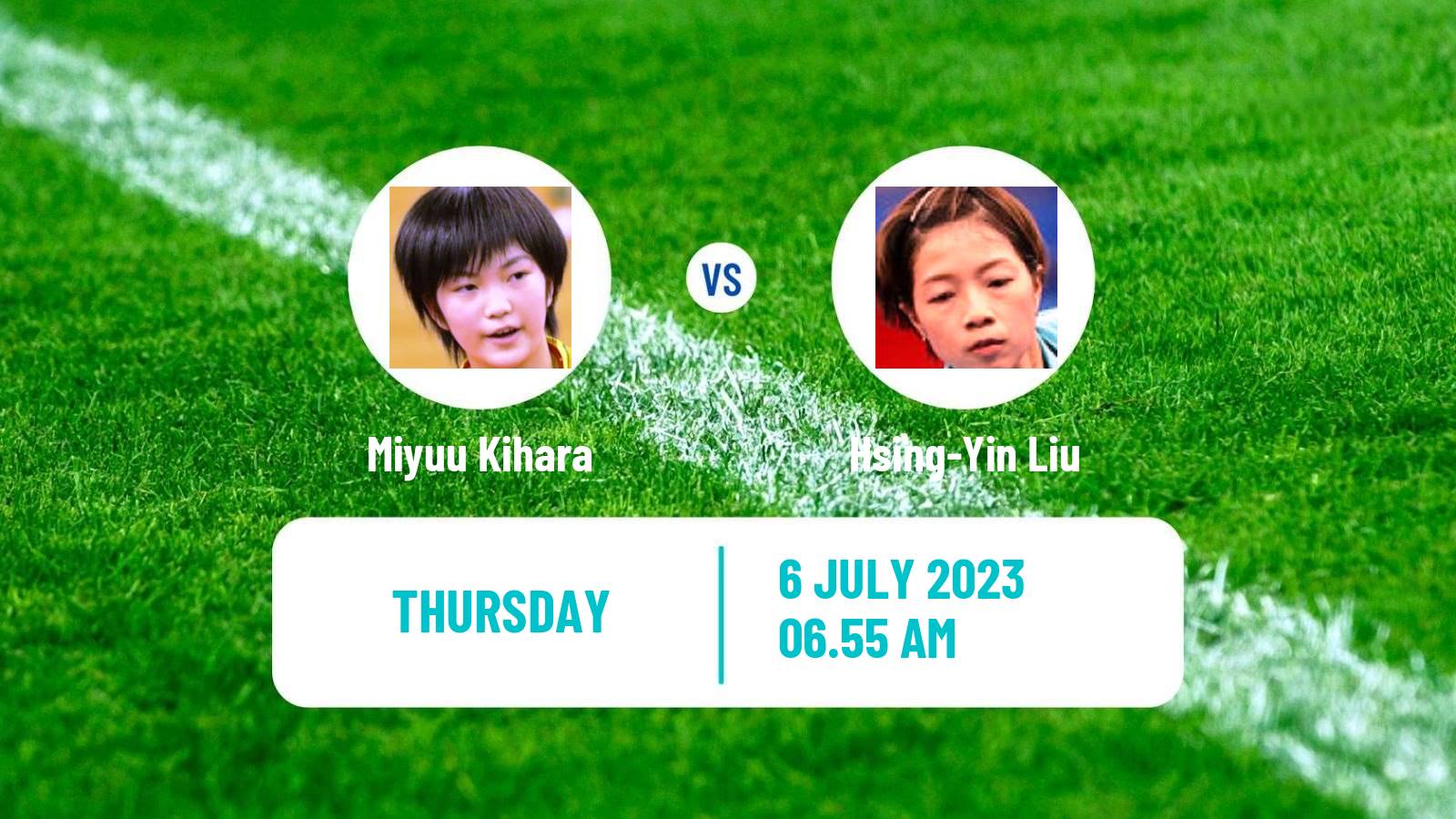 Table tennis Wtt Star Contender Ljubljana Women Miyuu Kihara - Hsing-Yin Liu