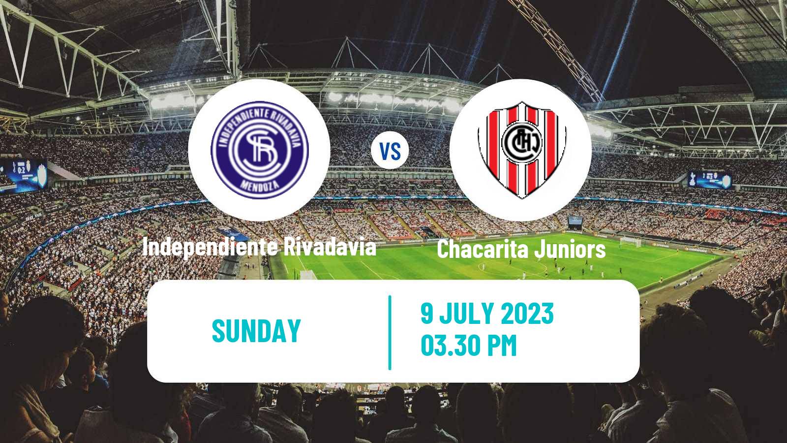 Soccer Argentinian Primera Nacional Independiente Rivadavia - Chacarita Juniors