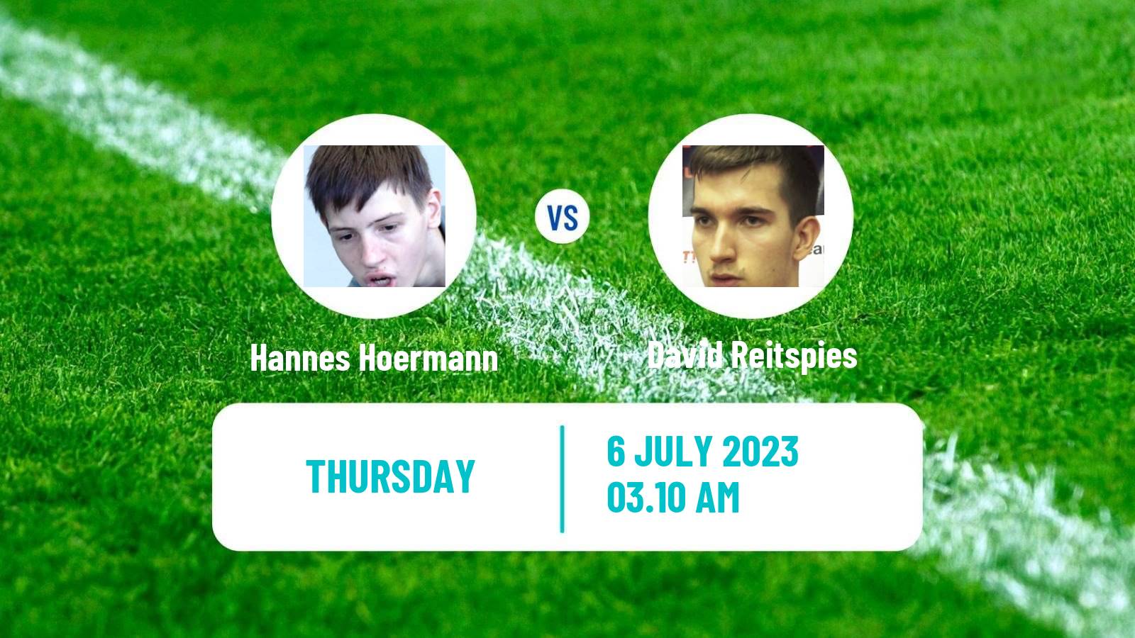 Table tennis Challenger Series Men Hannes Hoermann - David Reitspies
