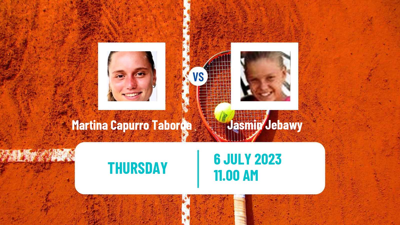 Tennis ITF W25 Punta Cana Women Martina Capurro Taborda - Jasmin Jebawy