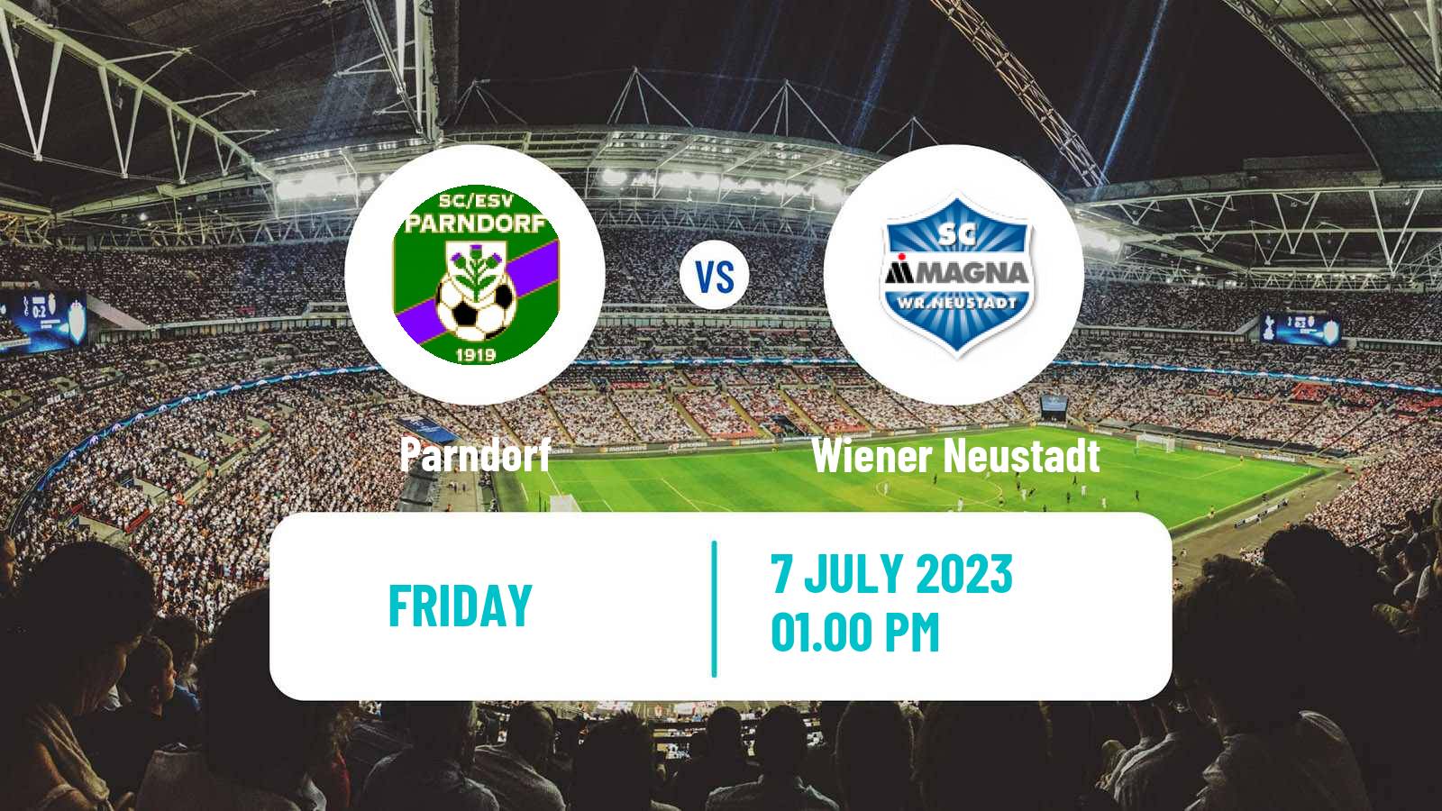 Soccer Club Friendly Parndorf - Wiener Neustadt