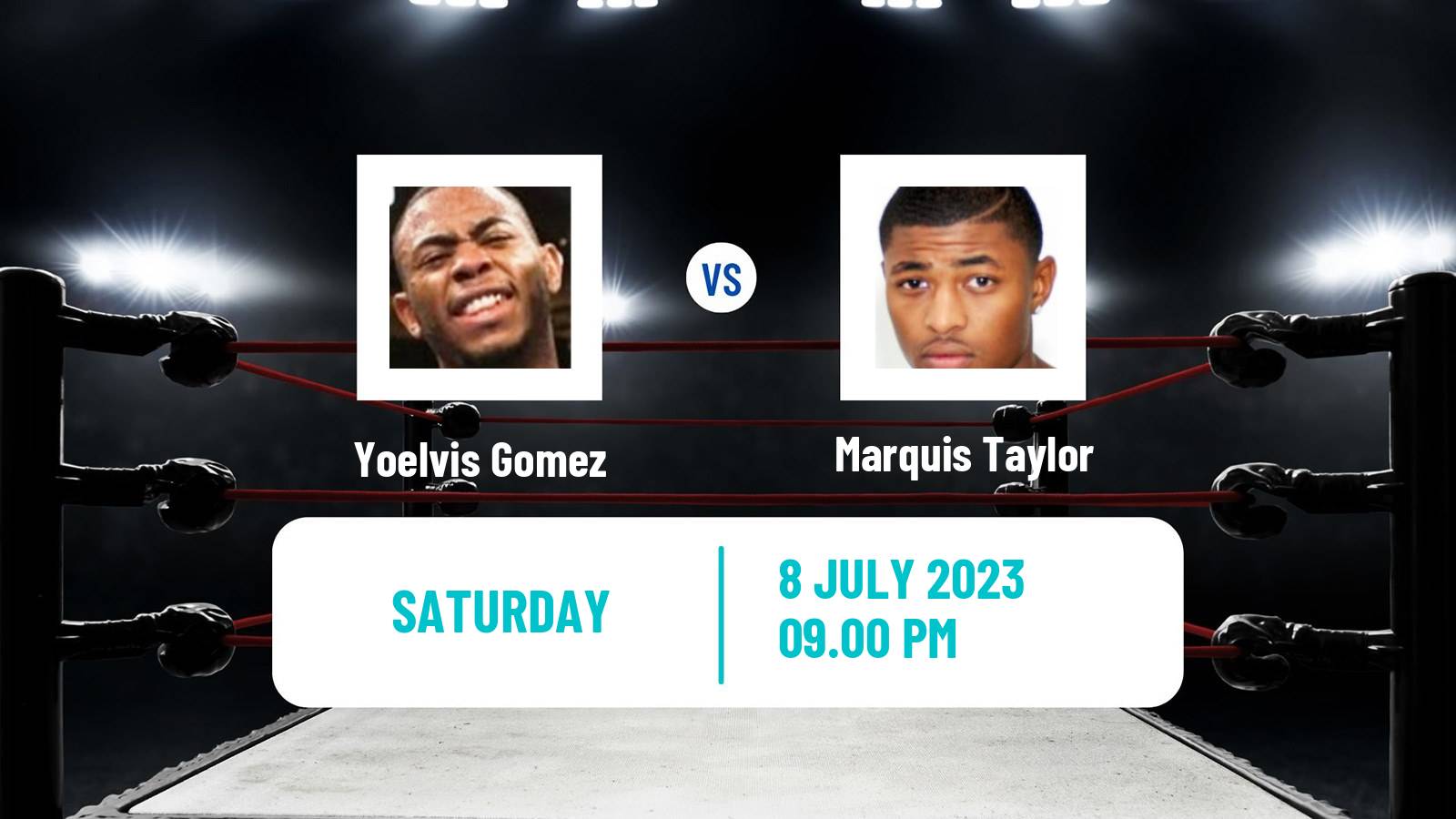 Boxing Middleweight Others Matches Men Yoelvis Gomez - Marquis Taylor