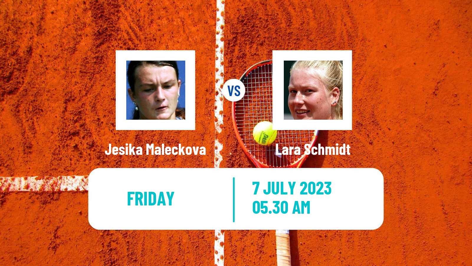 Tennis ITF W25 Klosters Women Jesika Maleckova - Lara Schmidt