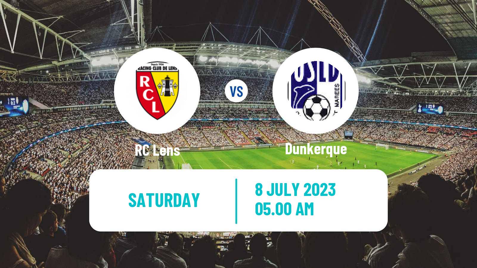 Soccer Club Friendly Lens - Dunkerque