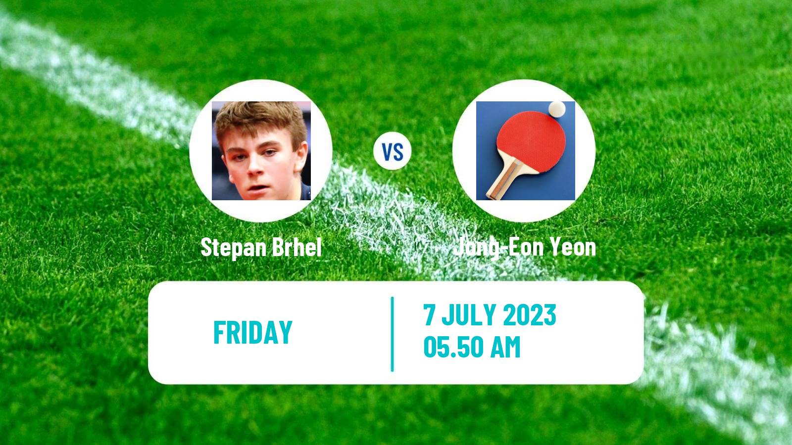 Table tennis Tt Star Series Men Stepan Brhel - Jong-Eon Yeon