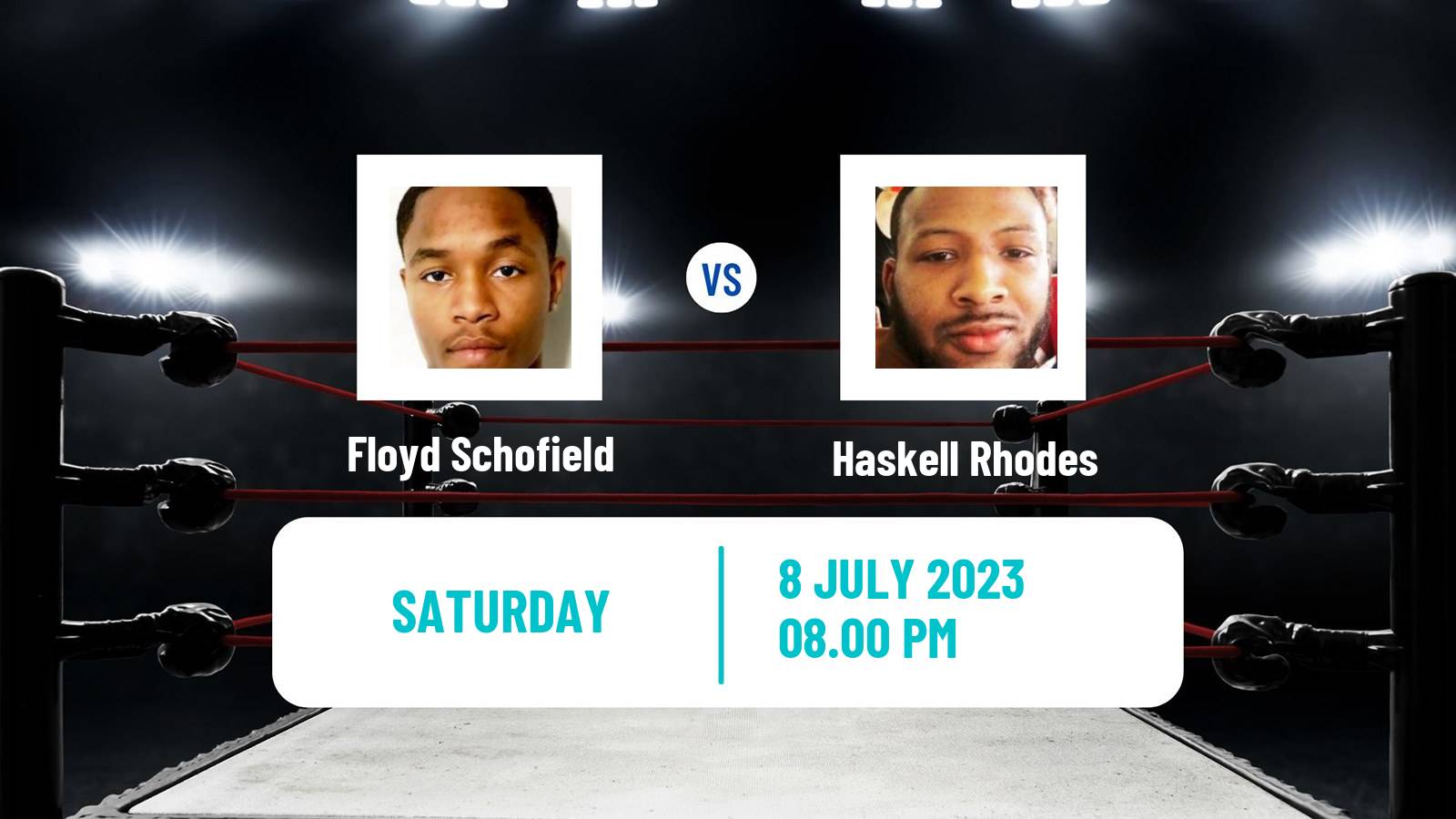 Boxing Lightweight Others Matches Men Floyd Schofield - Haskell Rhodes