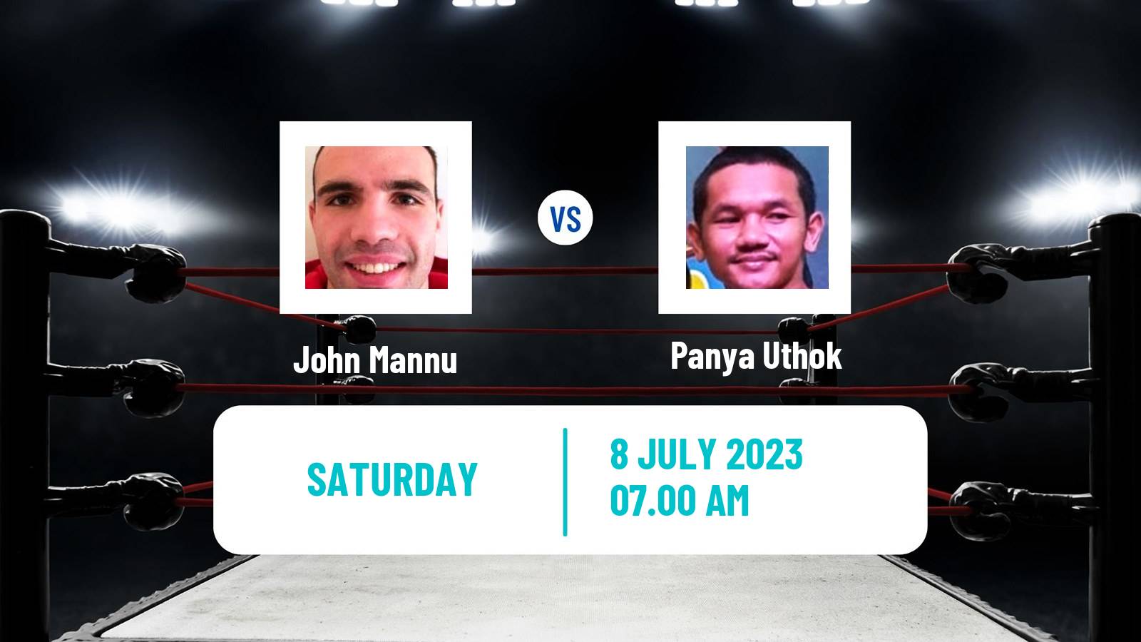 Boxing Super Lightweight Others Matches Men John Mannu - Panya Uthok