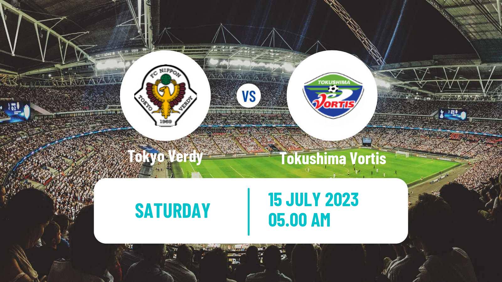 Soccer Japan J2 League Tokyo Verdy - Tokushima Vortis