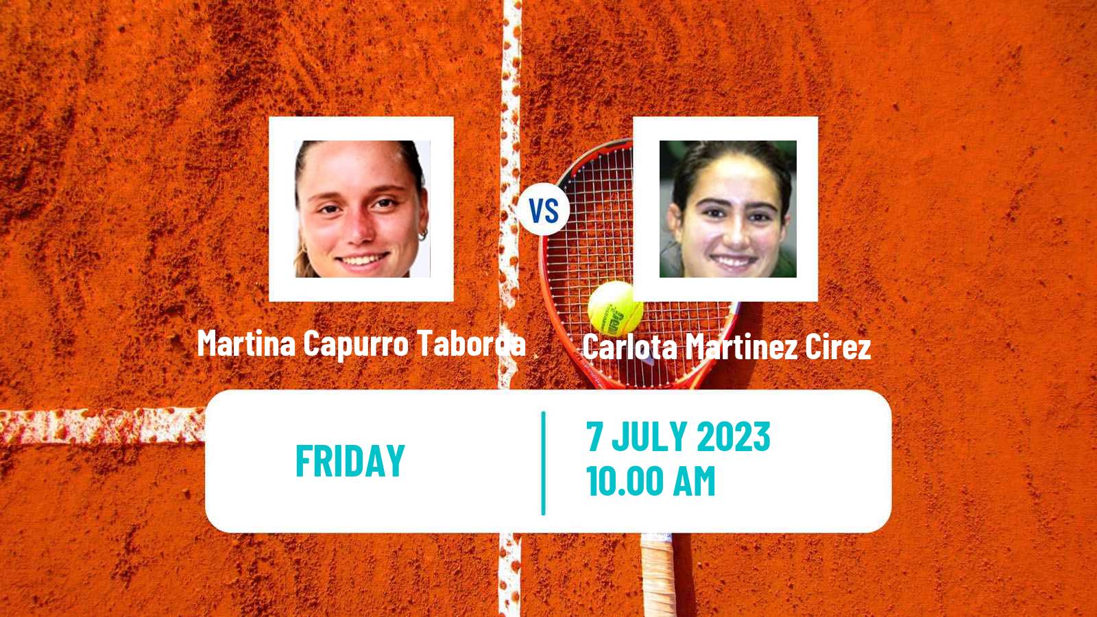 Tennis ITF W25 Punta Cana Women Martina Capurro Taborda - Carlota Martinez Cirez