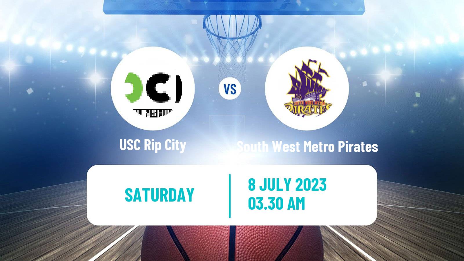 Basketball Australian NBL1 North Women USC Rip City - South West Metro Pirates