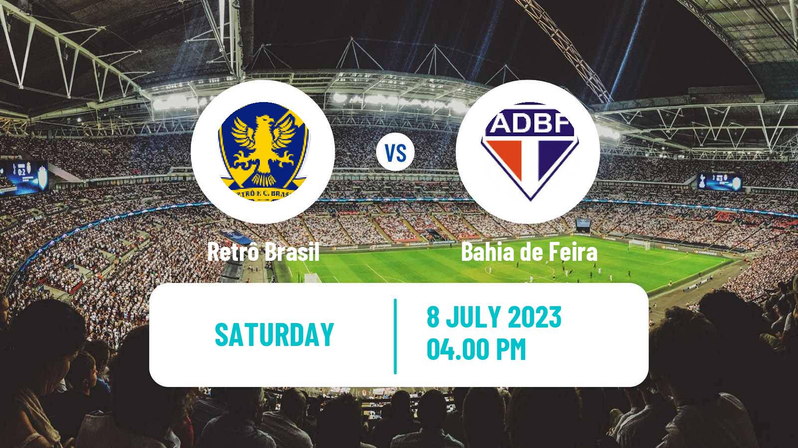 Soccer Brazilian Serie D Retrô Brasil - Bahia de Feira