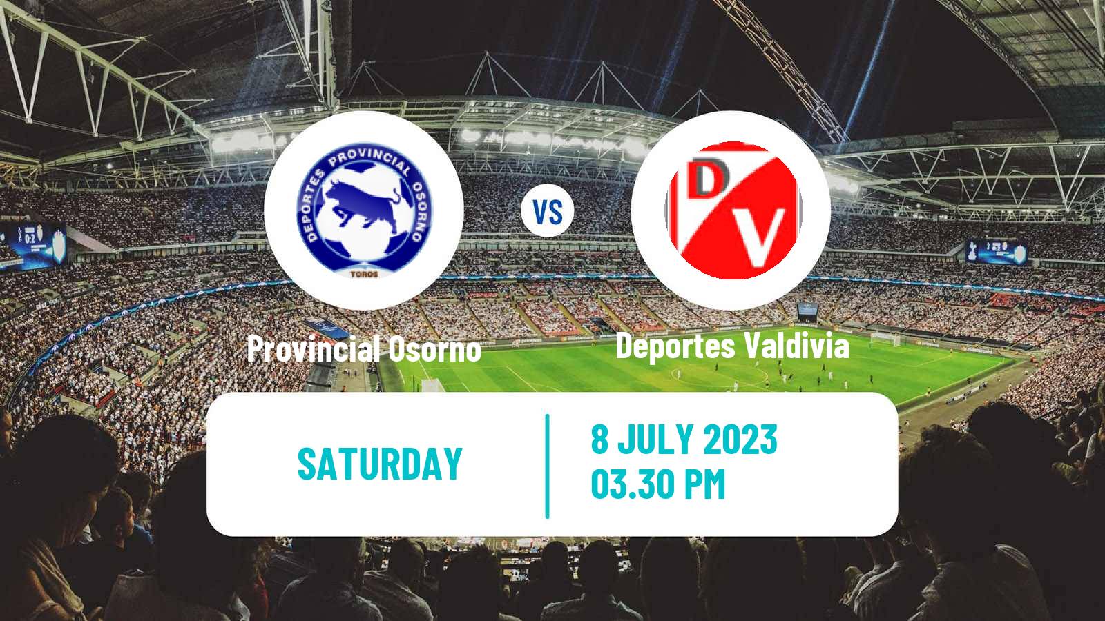 Soccer Chilean Segunda Division Provincial Osorno - Deportes Valdivia
