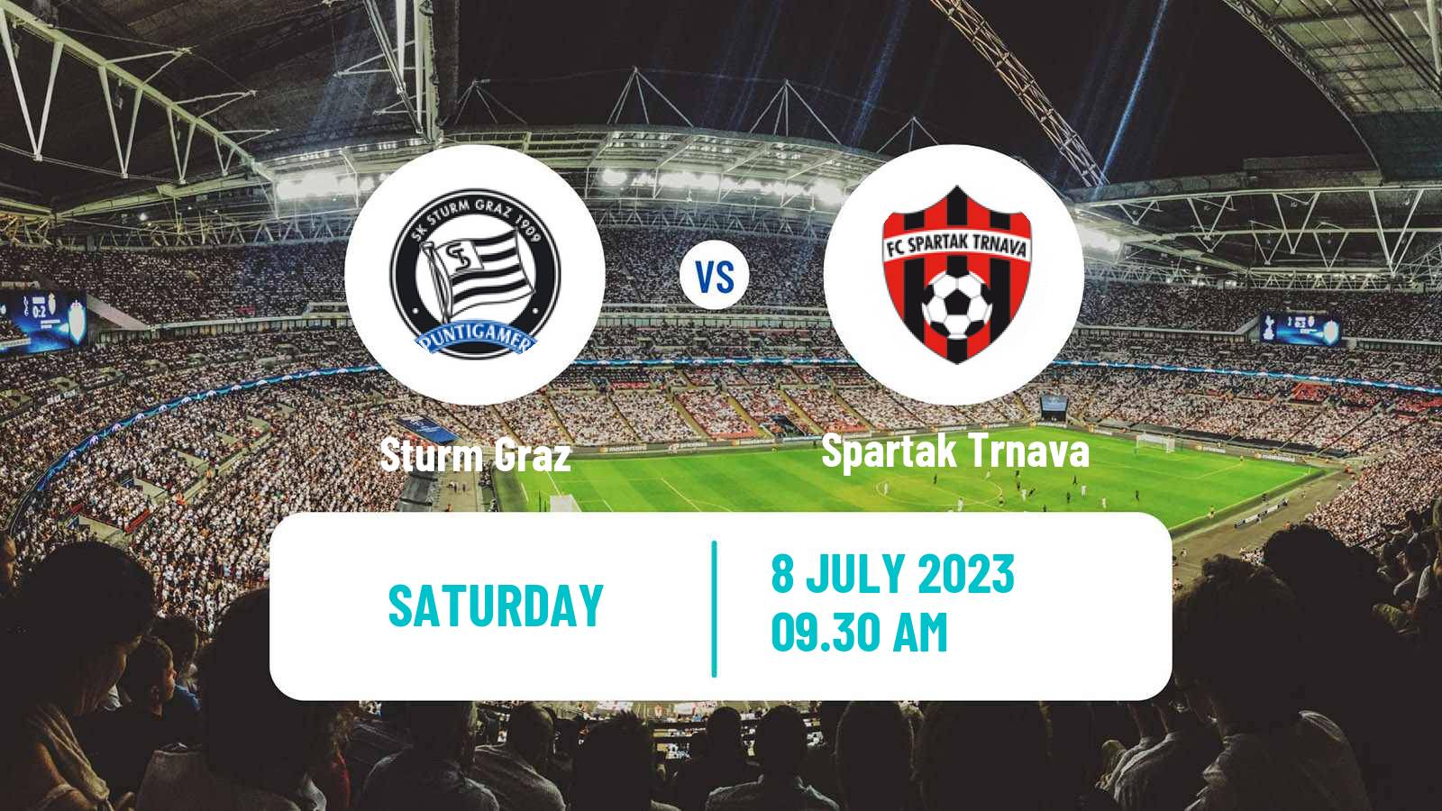 Soccer Club Friendly Sturm Graz - Spartak Trnava