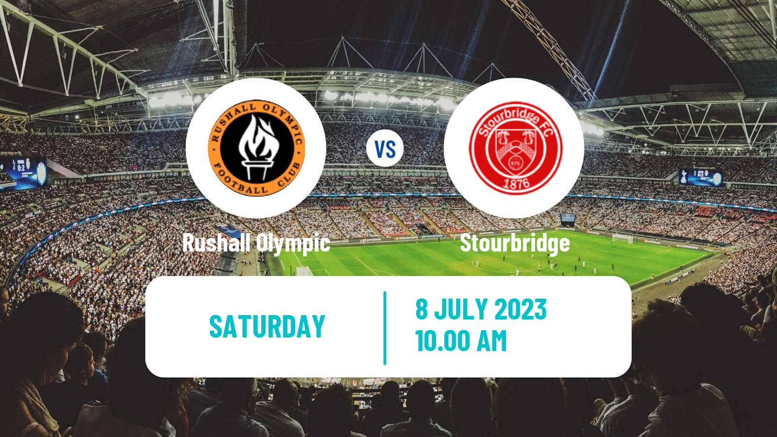 Soccer Club Friendly Rushall Olympic - Stourbridge