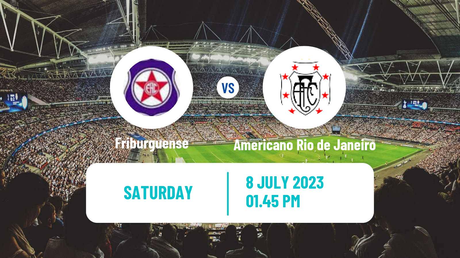 Soccer Brazilian Campeonato Carioca 2 Friburguense - Americano Rio de Janeiro