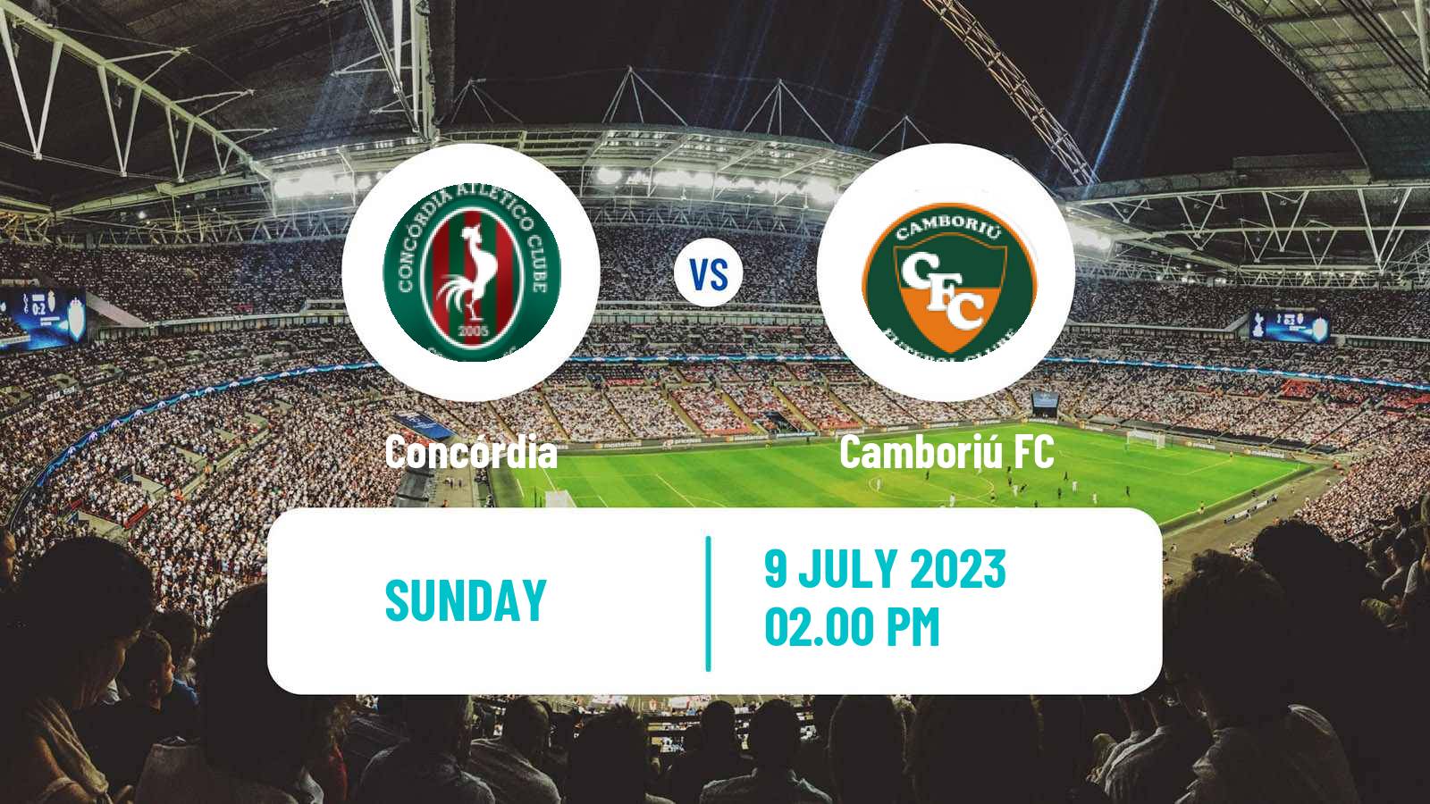Soccer Brazilian Serie D Concórdia - Camboriú