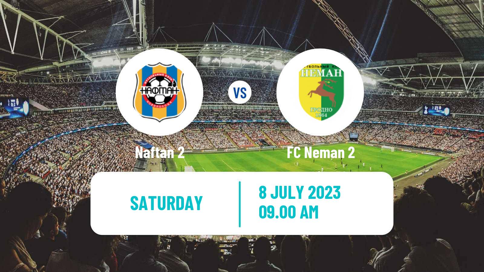Soccer Belarusian Vysshaya Liga Reserve Naftan 2 - Neman 2