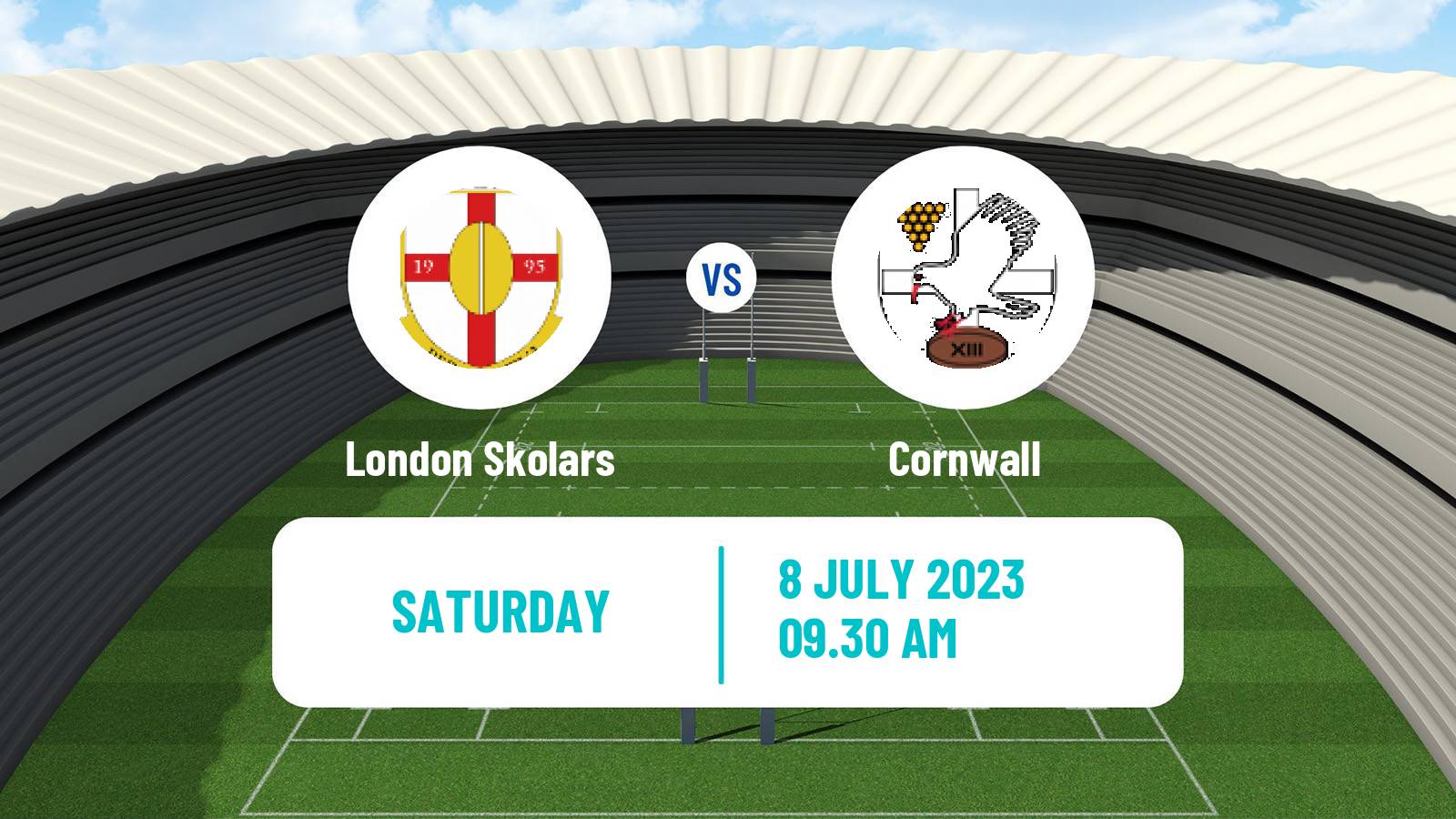 Rugby league English League 1 Rugby League London Skolars - Cornwall