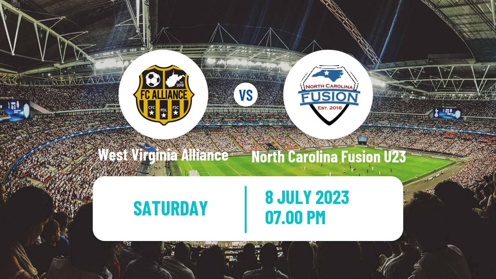 Soccer USL League Two West Virginia United - North Carolina Fusion U23