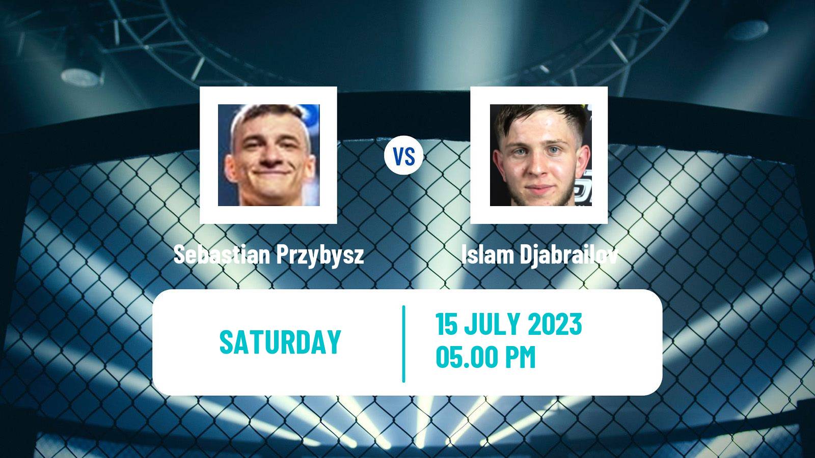 MMA Bantamweight Ksw Men Sebastian Przybysz - Islam Djabrailov