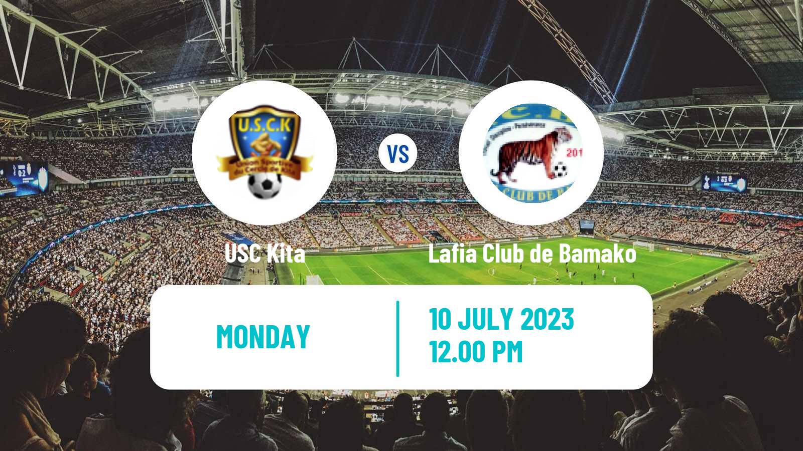 Soccer Malian Première Division USC Kita - Lafia Club de Bamako