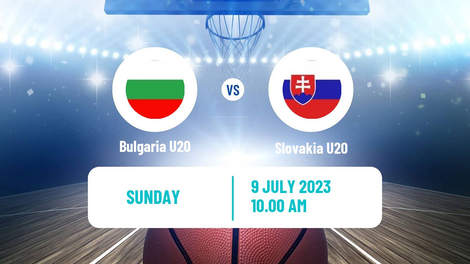 Basketball EuroBasket U20 B Bulgaria U20 - Slovakia U20