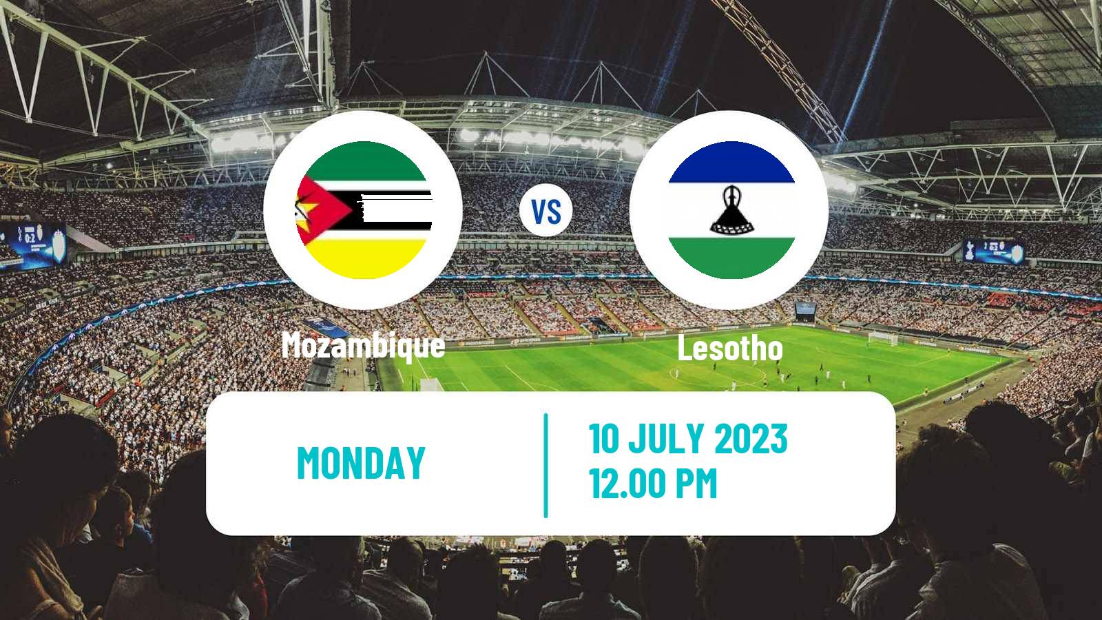 Soccer COSAFA Cup Mozambique - Lesotho