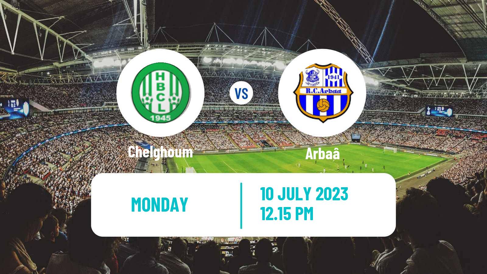 Soccer Algerian Ligue 1 Chelghoum - Arbaâ