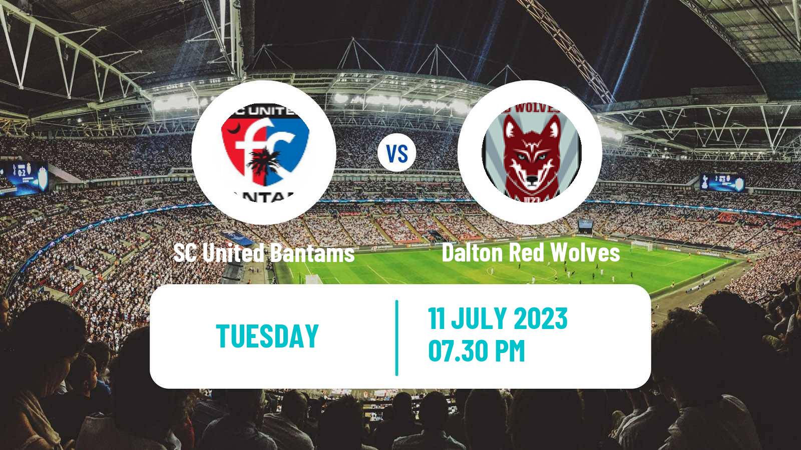 Soccer USL League Two SC United Bantams - Dalton Red Wolves