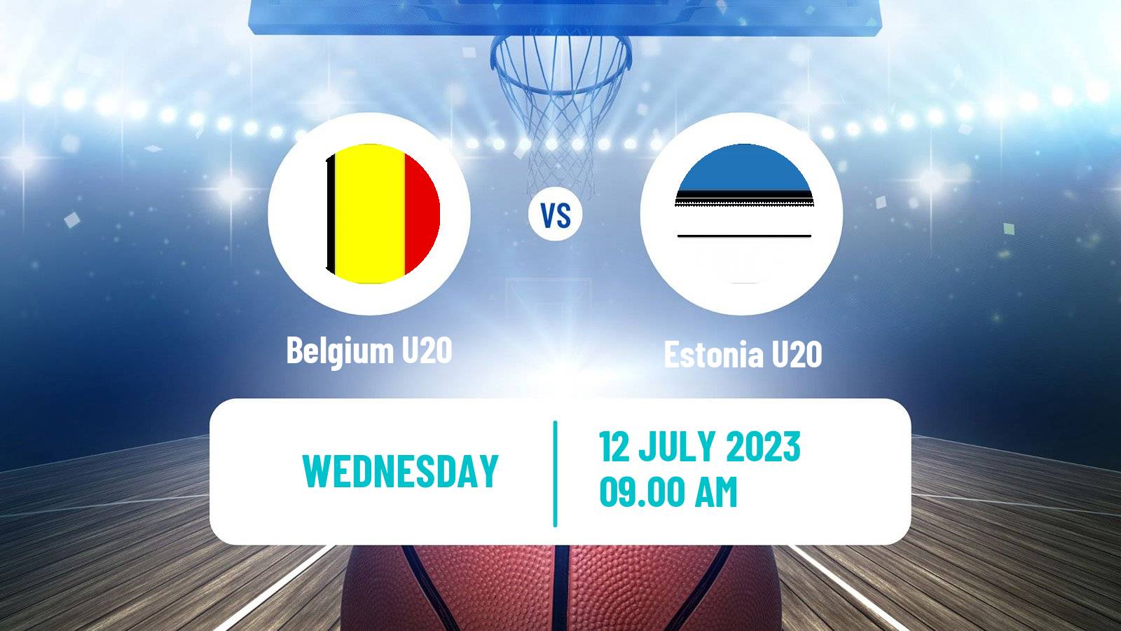 Basketball EuroBasket U20 Belgium U20 - Estonia U20