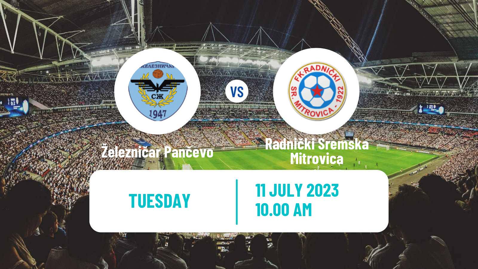 Soccer Club Friendly Železničar Pančevo - Radnički Sremska Mitrovica