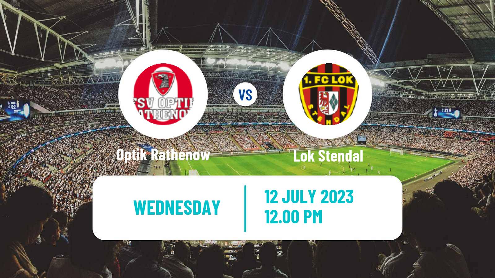 Football Club Friendly Optik Rathenow - Lok Stendal