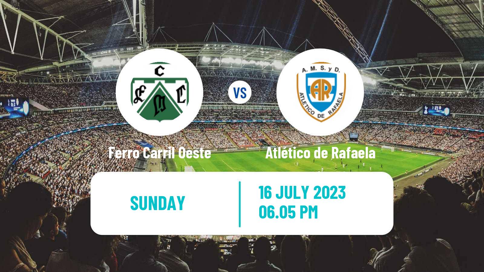 Soccer Argentinian Primera Nacional Ferro Carril Oeste - Atlético de Rafaela