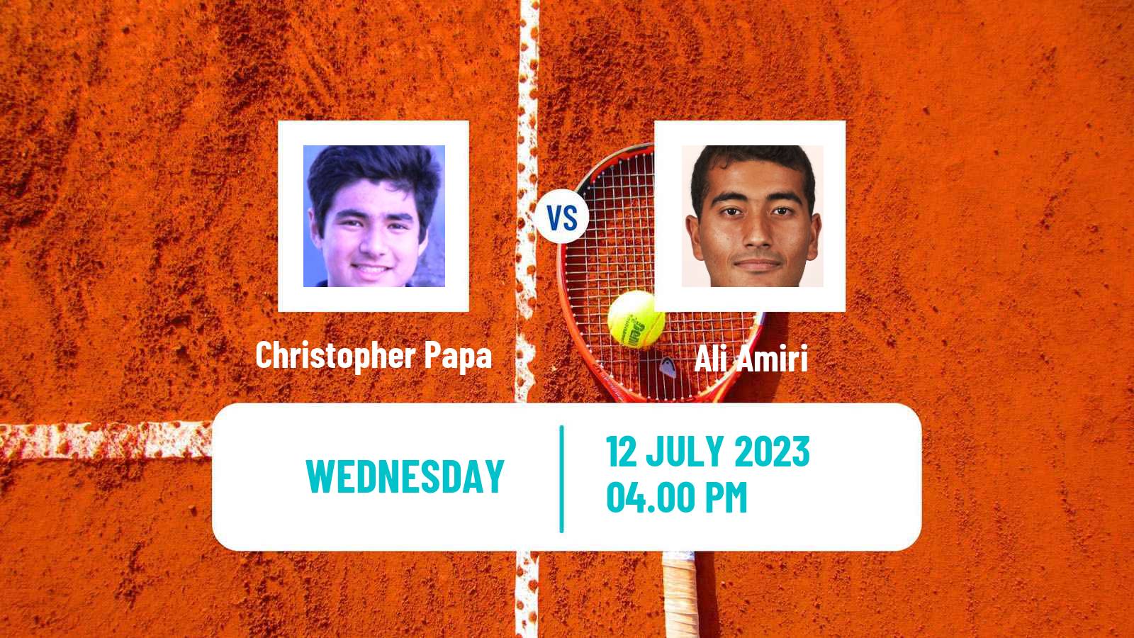 Tennis ITF M15 Lakewood Ca 2 Men Christopher Papa - Ali Amiri