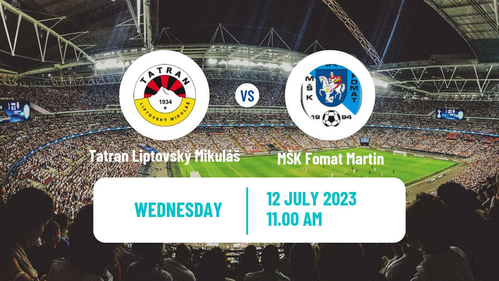Football Club Friendly Tatran Liptovský Mikuláš - MŠK Fomat Martin