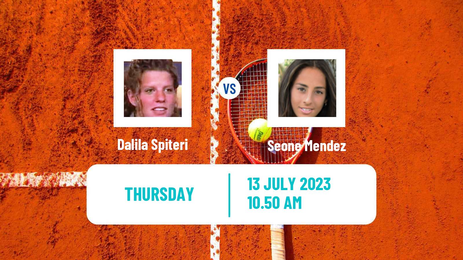 Tennis ITF W60 Rome 2 Women Dalila Spiteri - Seone Mendez