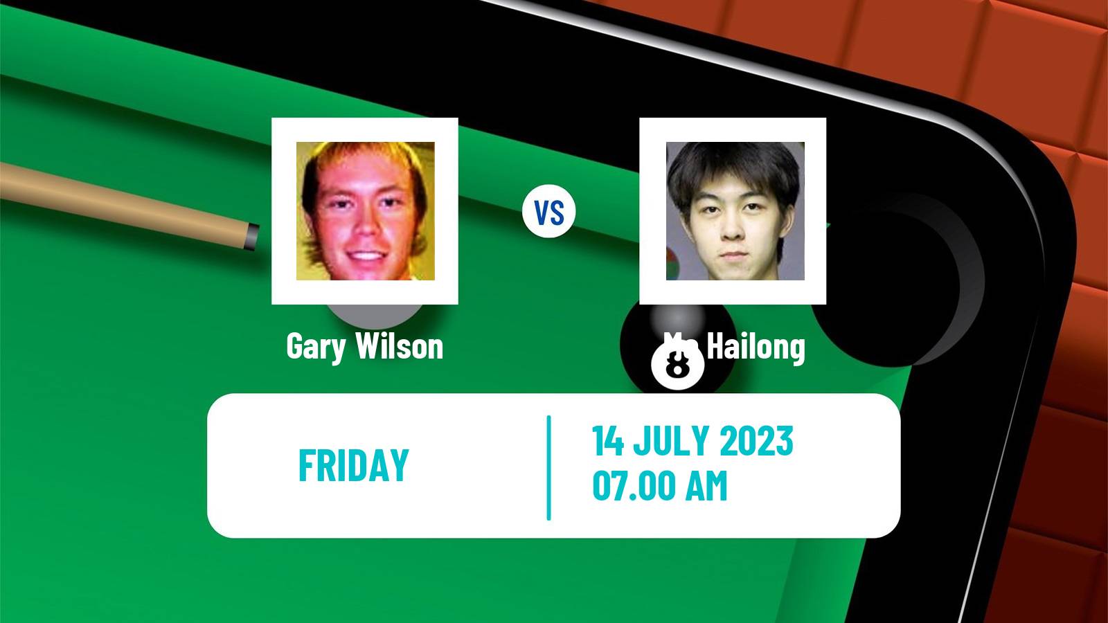 Snooker Championship League Gary Wilson - Ma Hailong
