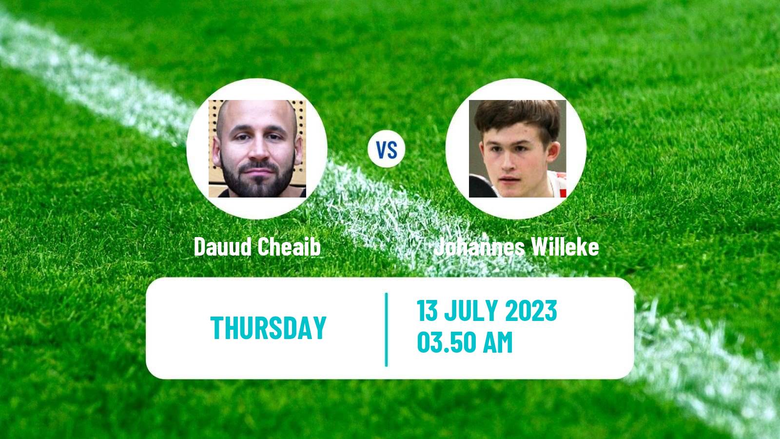 Table tennis Challenger Series Men Dauud Cheaib - Johannes Willeke