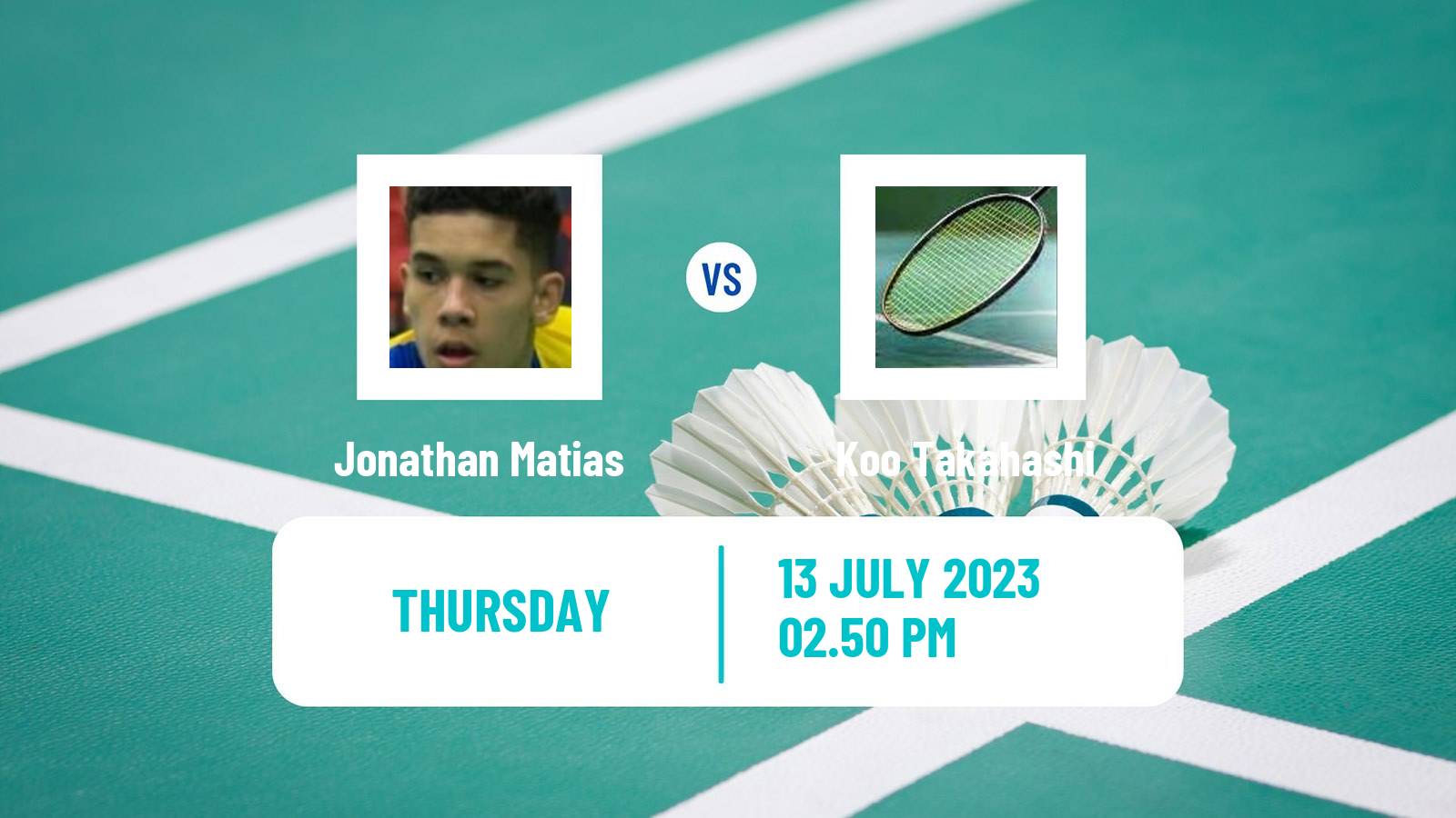 Badminton BWF World Tour Us Open Men Jonathan Matias - Koo Takahashi