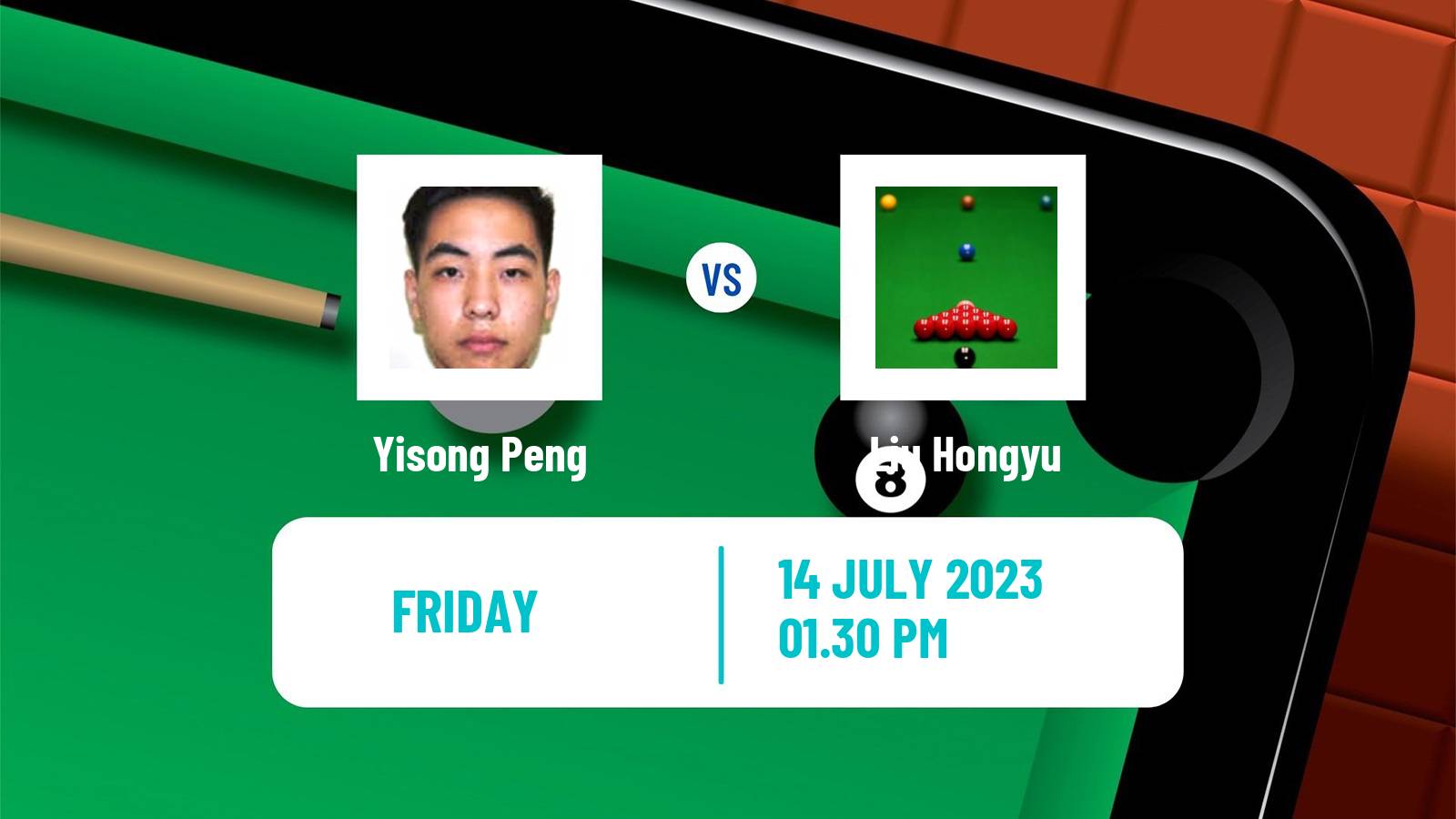 Snooker Championship League Yisong Peng - Liu Hongyu